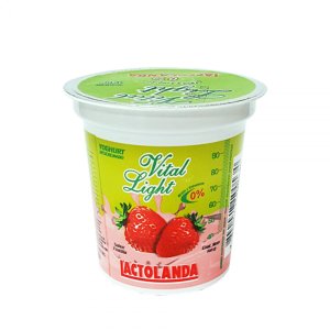 Yogurt Lactolanda Vital Light Frutilla De 140 Gr Biggie Express