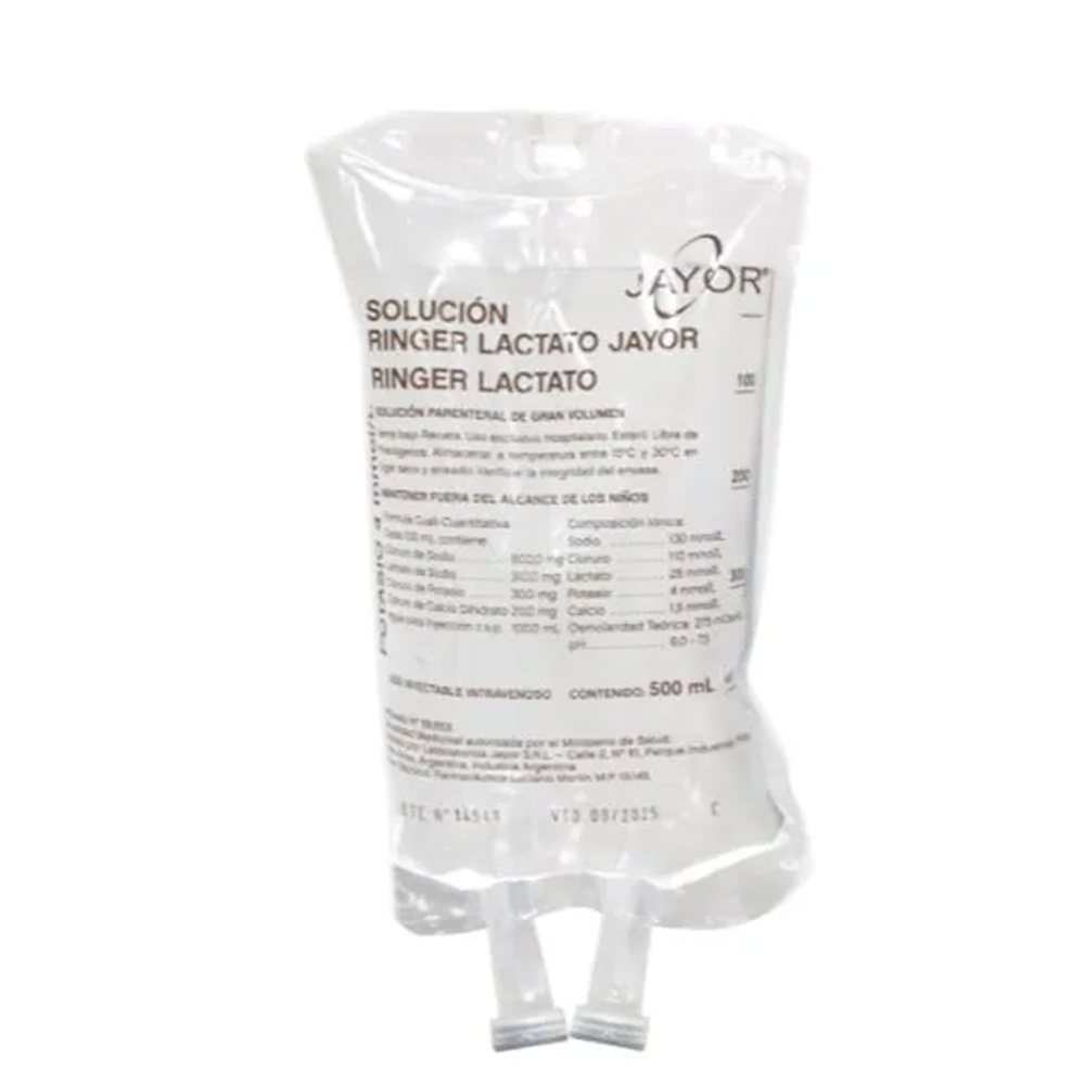 Solucion Ringer Lactato Jayor De 500ML