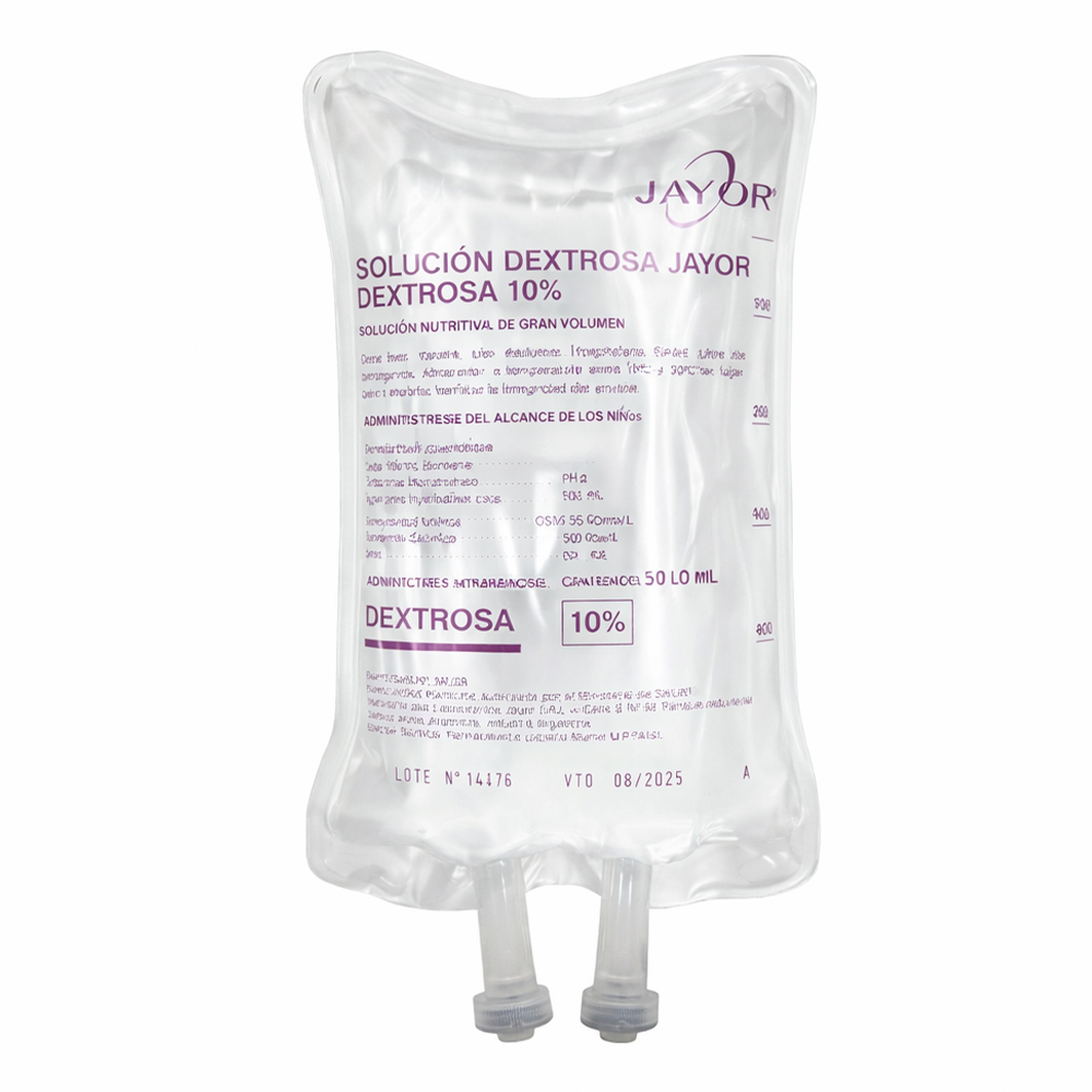 Solucion De Dextosa Jayor Al 10% De 500 ML