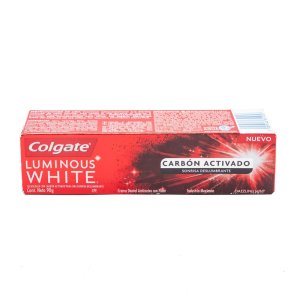 Crema Dental Colgate Luminous White Charcoal de 90 gr. | Biggie Express