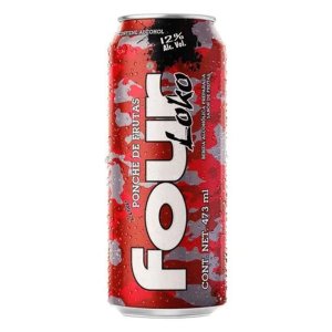 Bebida Four Loko Sabor Frutos Rojos Blue De Ml Biggie Express