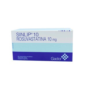 Sinlip 10 Rosuvastatina 10 mg De 30 comprimidos | Biggie Express