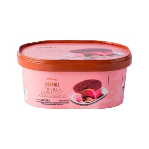 Helado Amandau Gourmet Frutilla con Leche Condensada de 900 gr ...