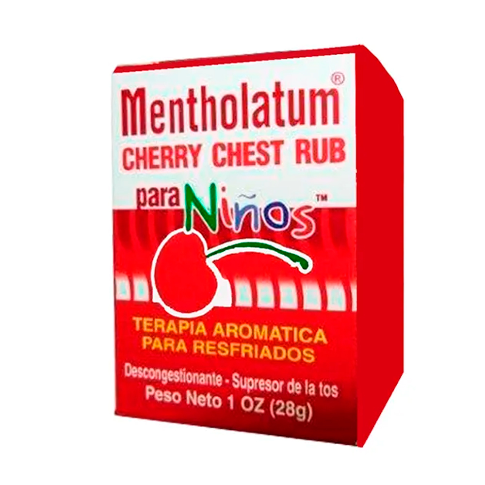 Mentholatum Cherry Chest Rub para Niños De 28 g