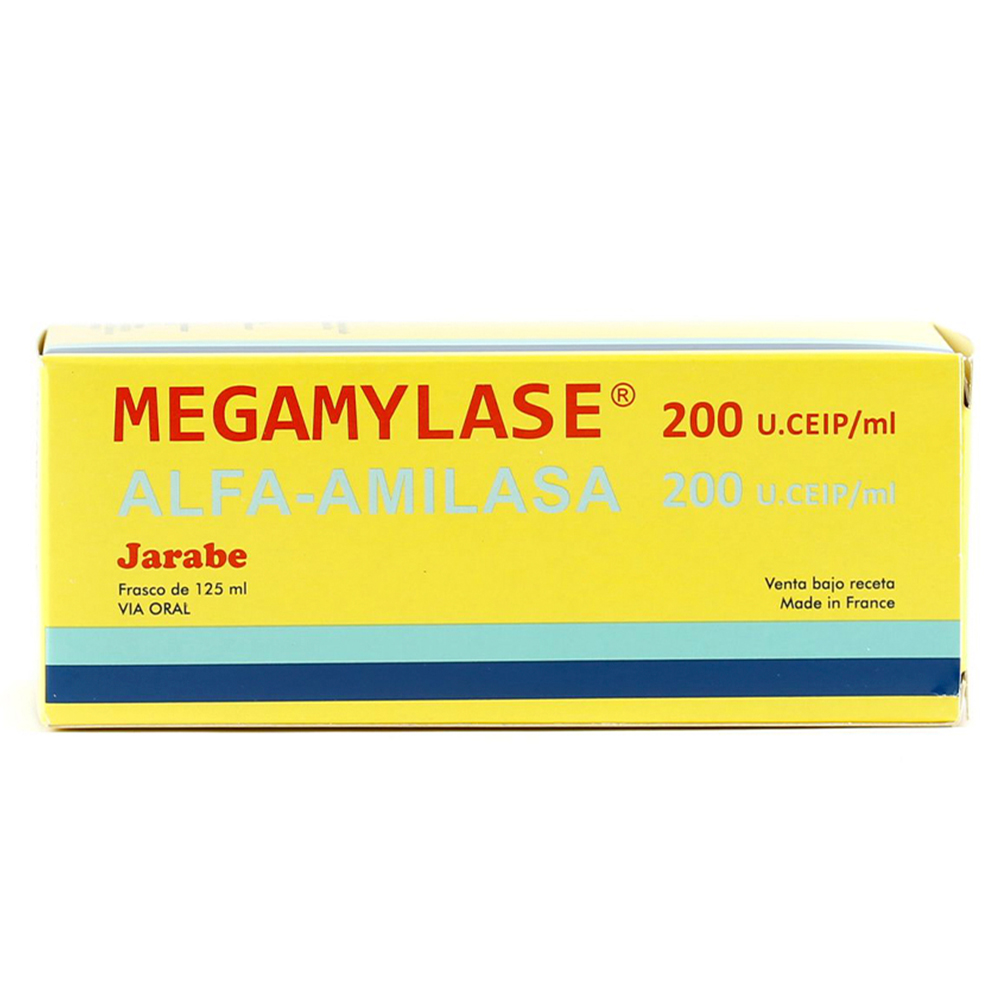 Megamylase 200 U.CEIP/ML Alfa-Amilasa Jarabe De 125 ML