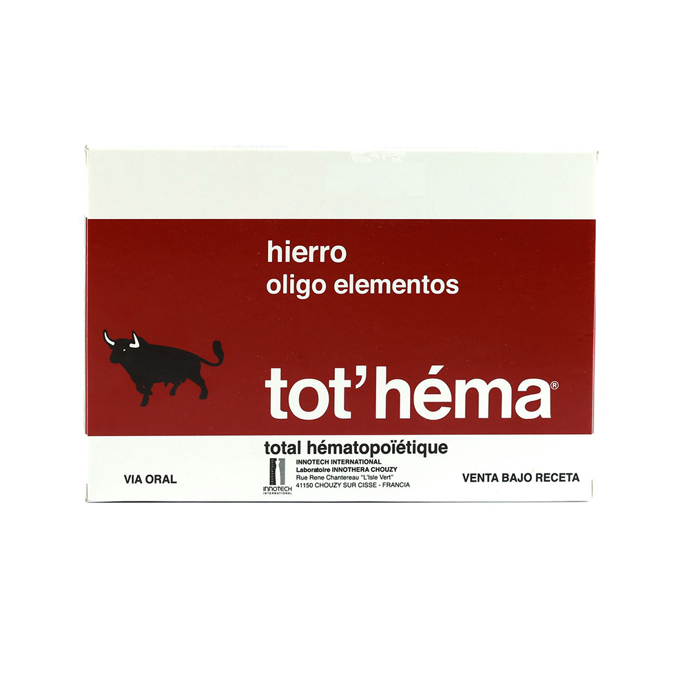 Tot´héma Hierro Oligo Elementos Caja Con 20 Ampollas Bebibles De 10ML
