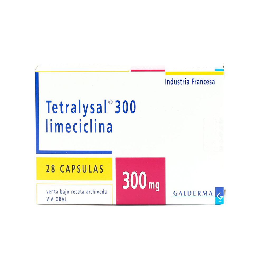 Tetralysal 300 Limeciclina Caja de 28 capsulas