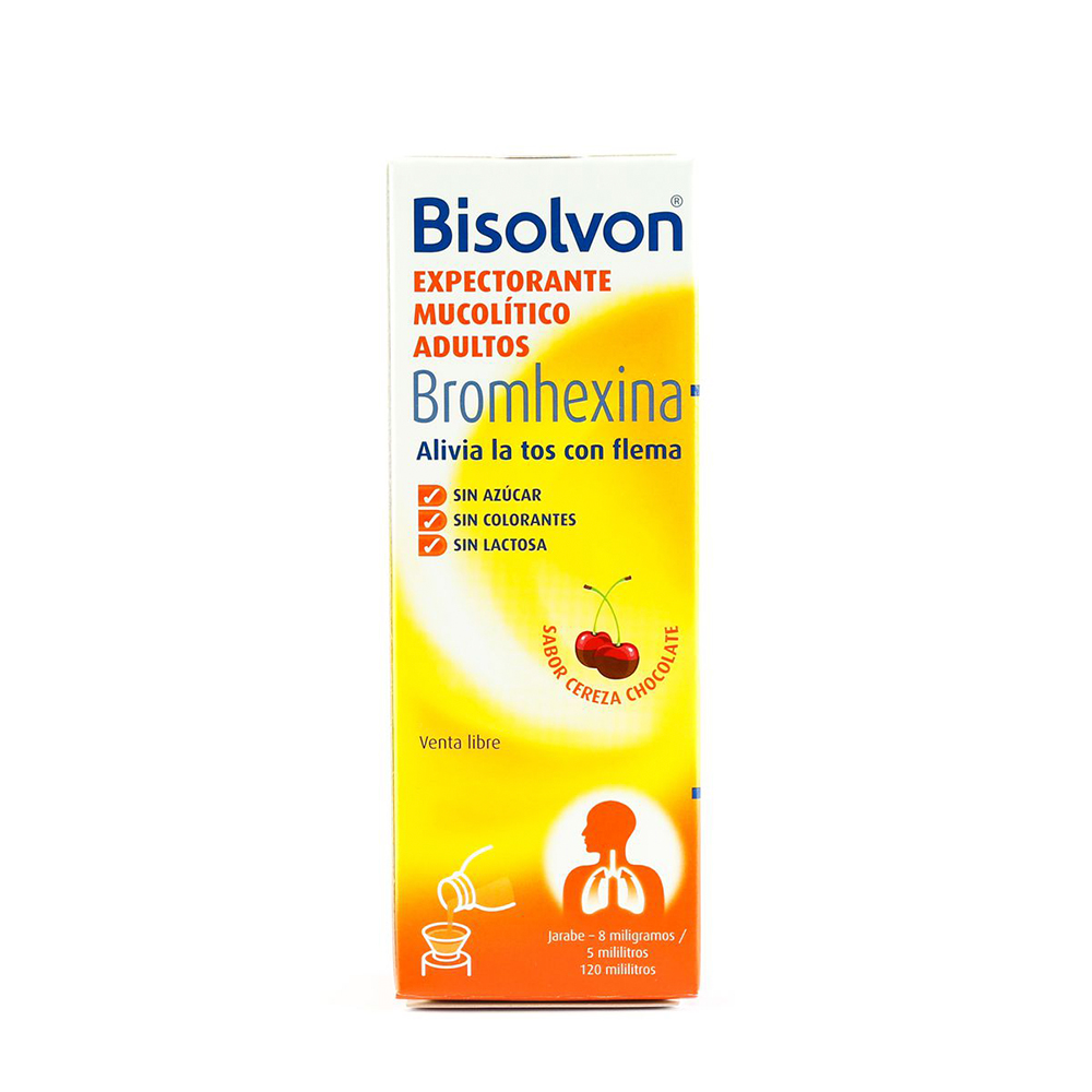 Bisolvon Bromhexina Jarabe Caja con Frasco de 120ml