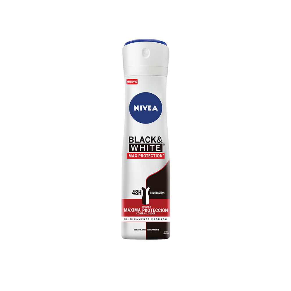 Antitraspirante Nivea Deo Spray B&W Max Protection Fem De 150mL