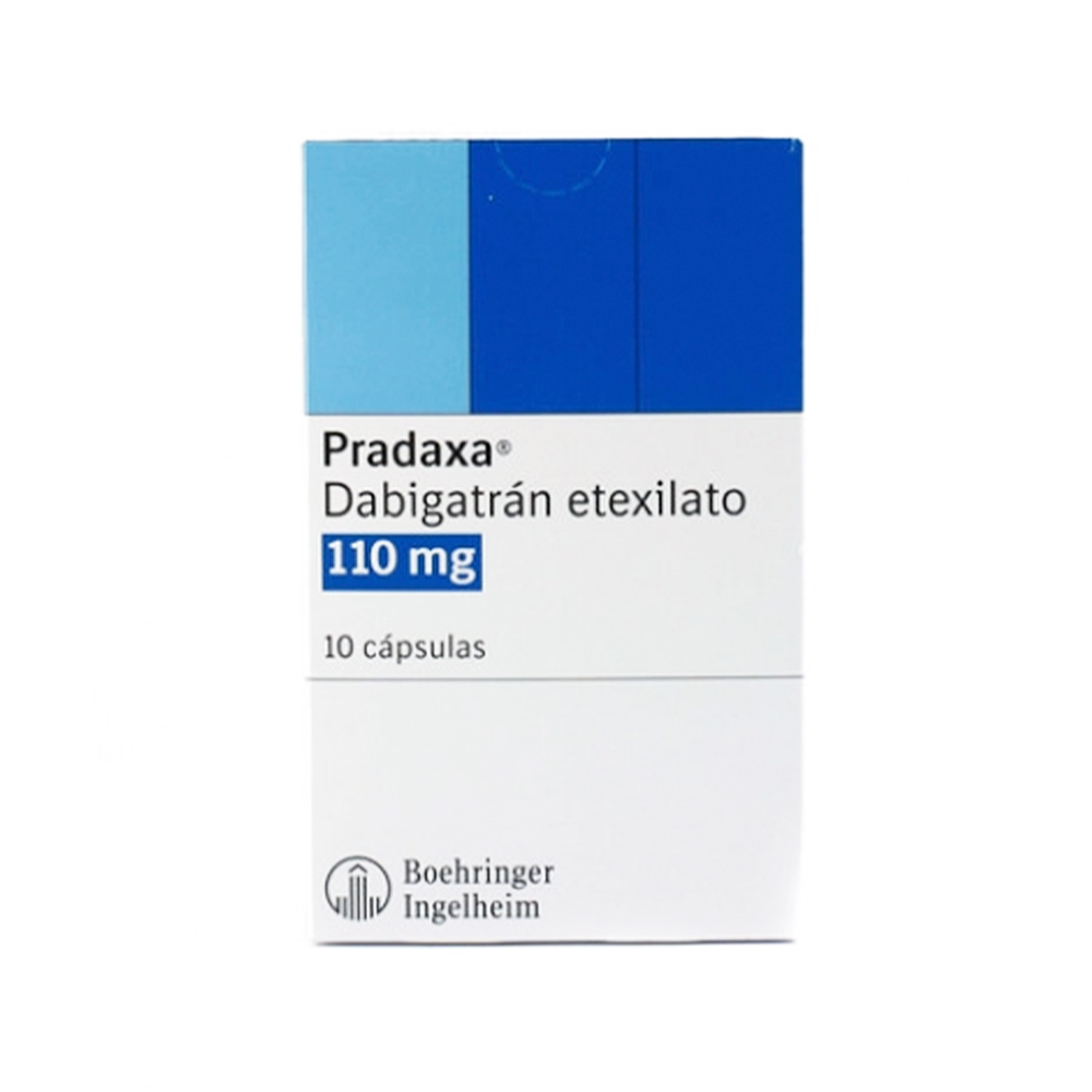 Pradaxa Dabigatrán 110 MG Caja De 10 Capsulas