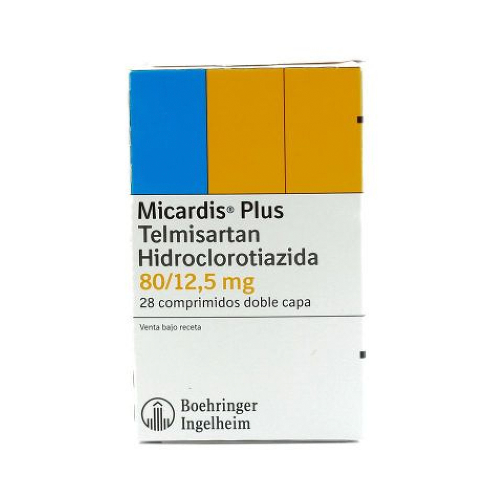 Micardis Plus Telmisartán 80/12,5 mg Caja de 28 comprimidos
