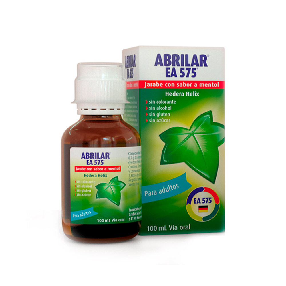 Jarabe Abrilar EA 575 Mentolado Hedera Helix De 100 ML