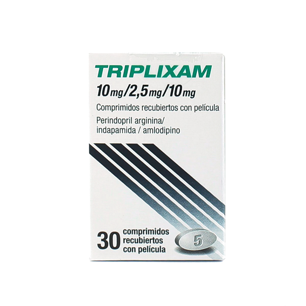 Triplixam 10Mg/2,5Mg/10mg Caja De 30 Comprimidos