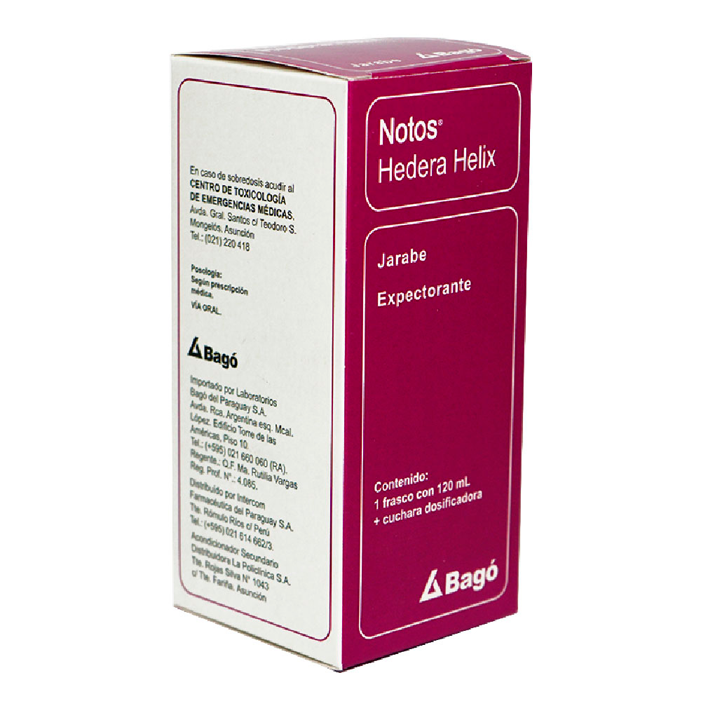 Jarabe Notos Hedera Helix De 120ML