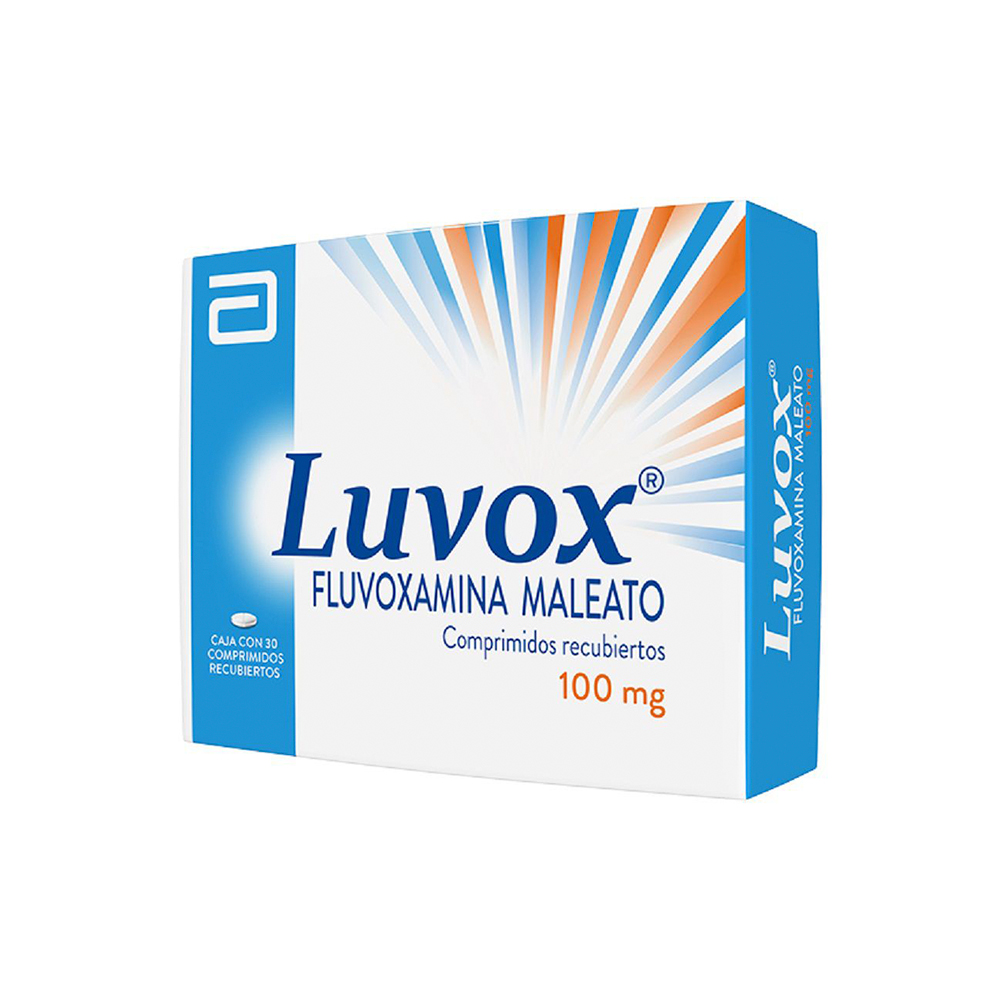 Luvox Fluvoxamina Maleato 100 mg Caja De 30 Comprimidos Recubiertos
