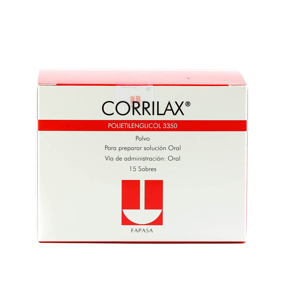 Corrilax Polietilenglicol 3350 Caja de 15 Sobres