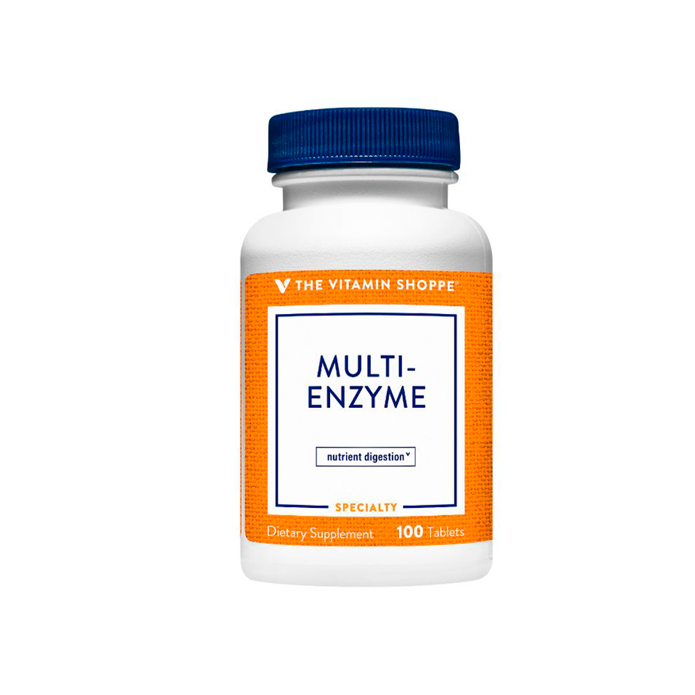 Multi Enzyme con Betaina Frasco De 100 Tabletas