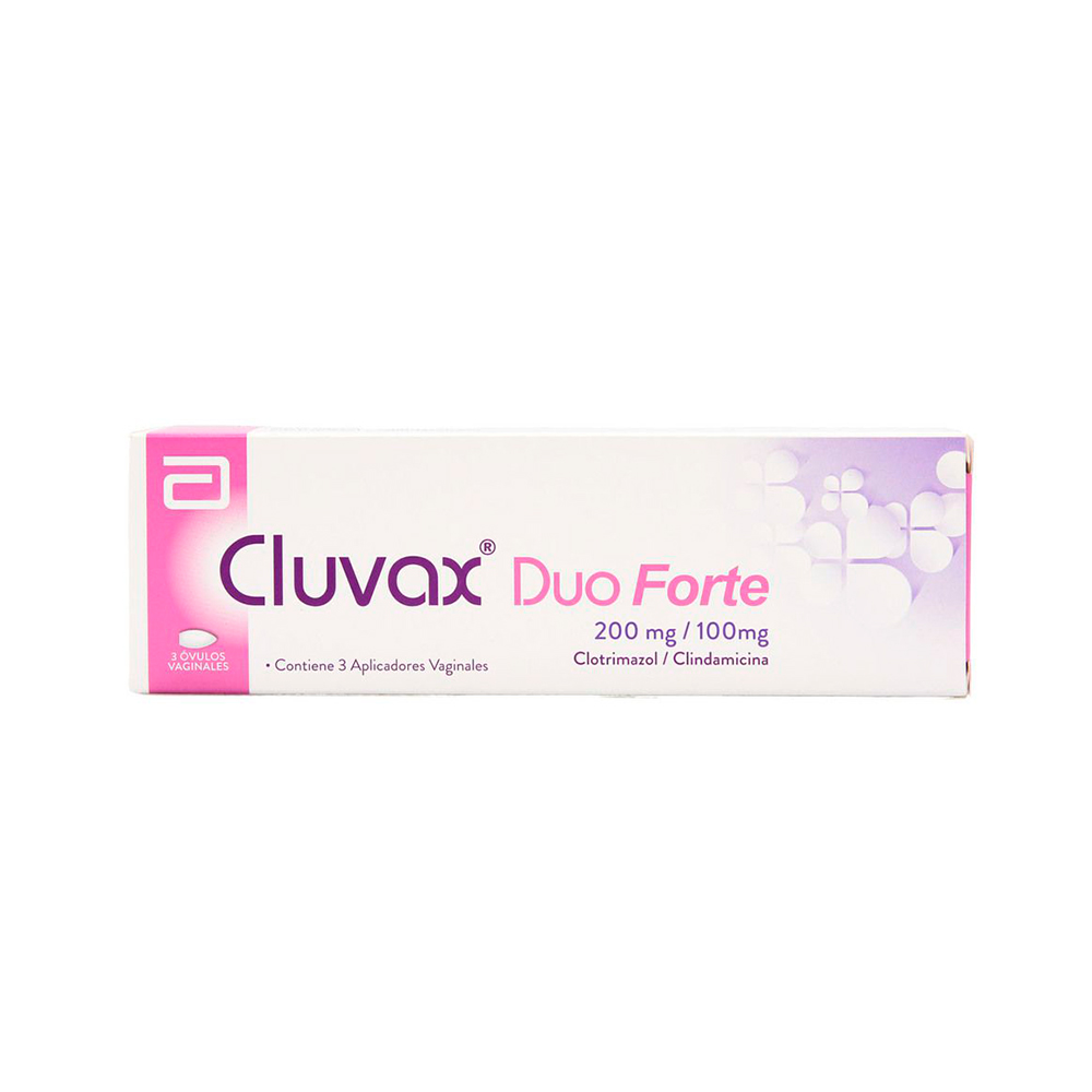 Cluvax Duo Forte Caja de 3 Apilcadores Vaginales