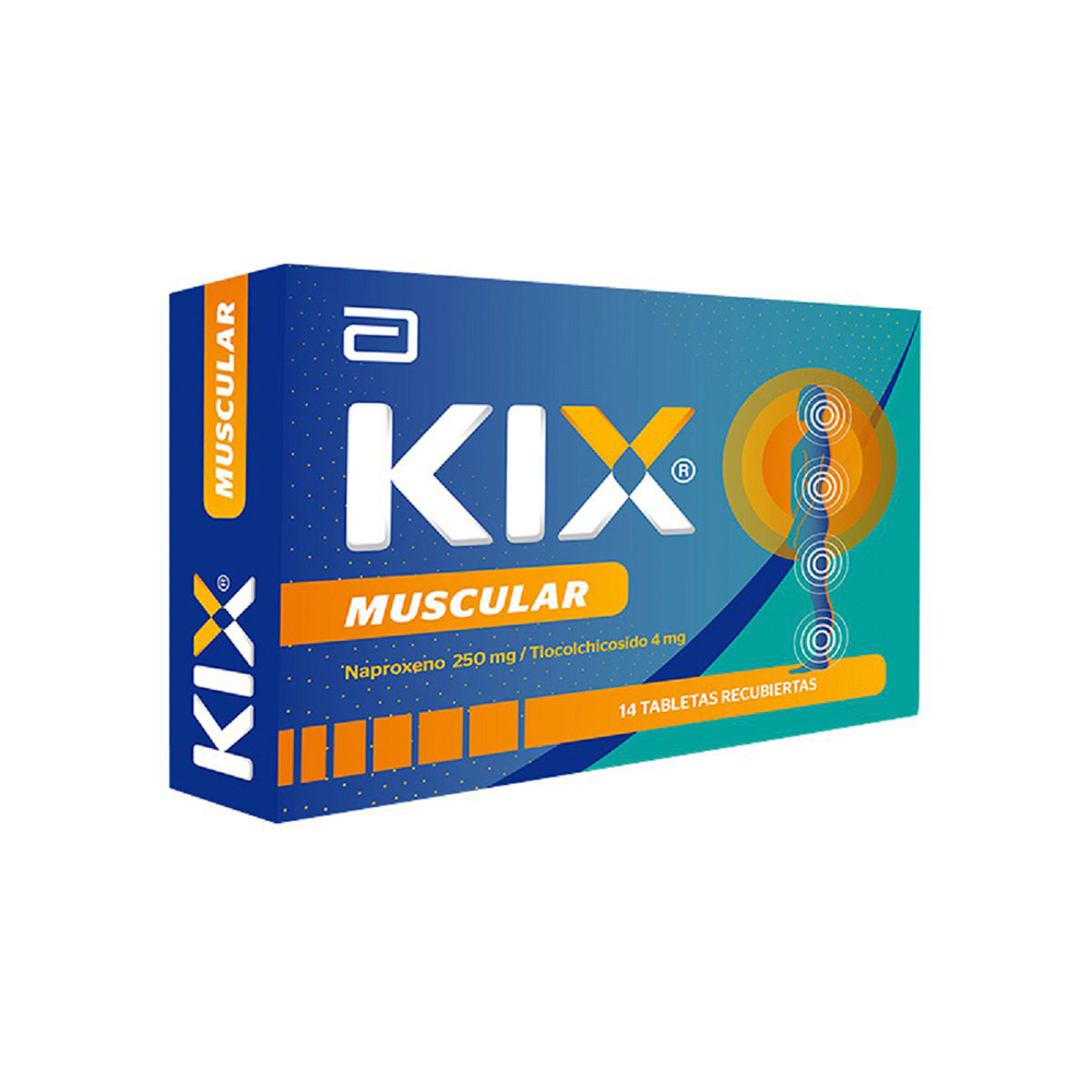 Kix Muscular Caja de 14 Tabletas Recubiertas