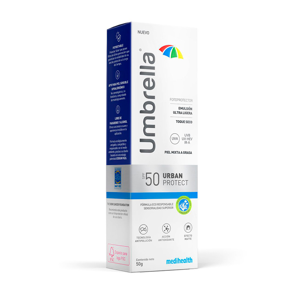 Protector Solar Umbrella Urban Protect SPF50 De 50 gr