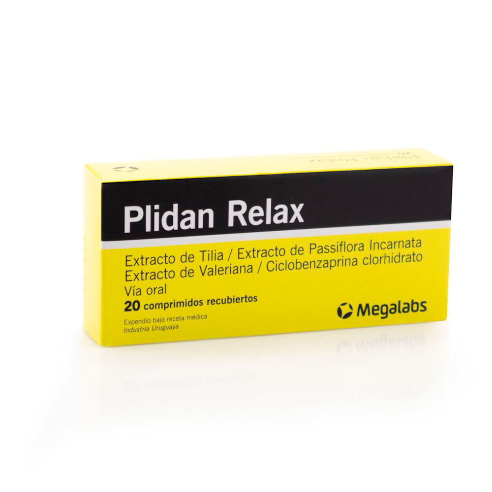 Plidan Relax Caja x20 Comprimidos Recubiertos