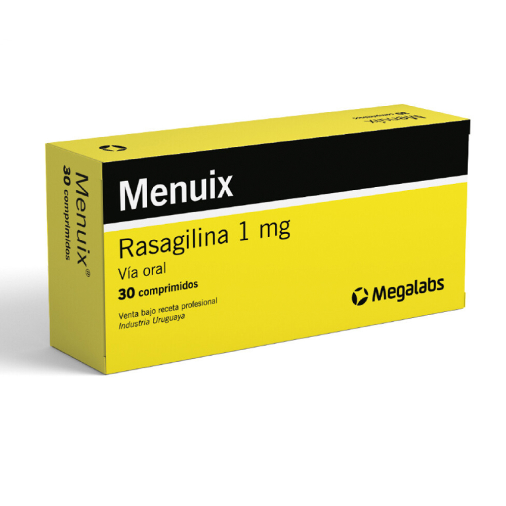 Menuix Rasagilina 1 mg Caja de 30 comprimidos