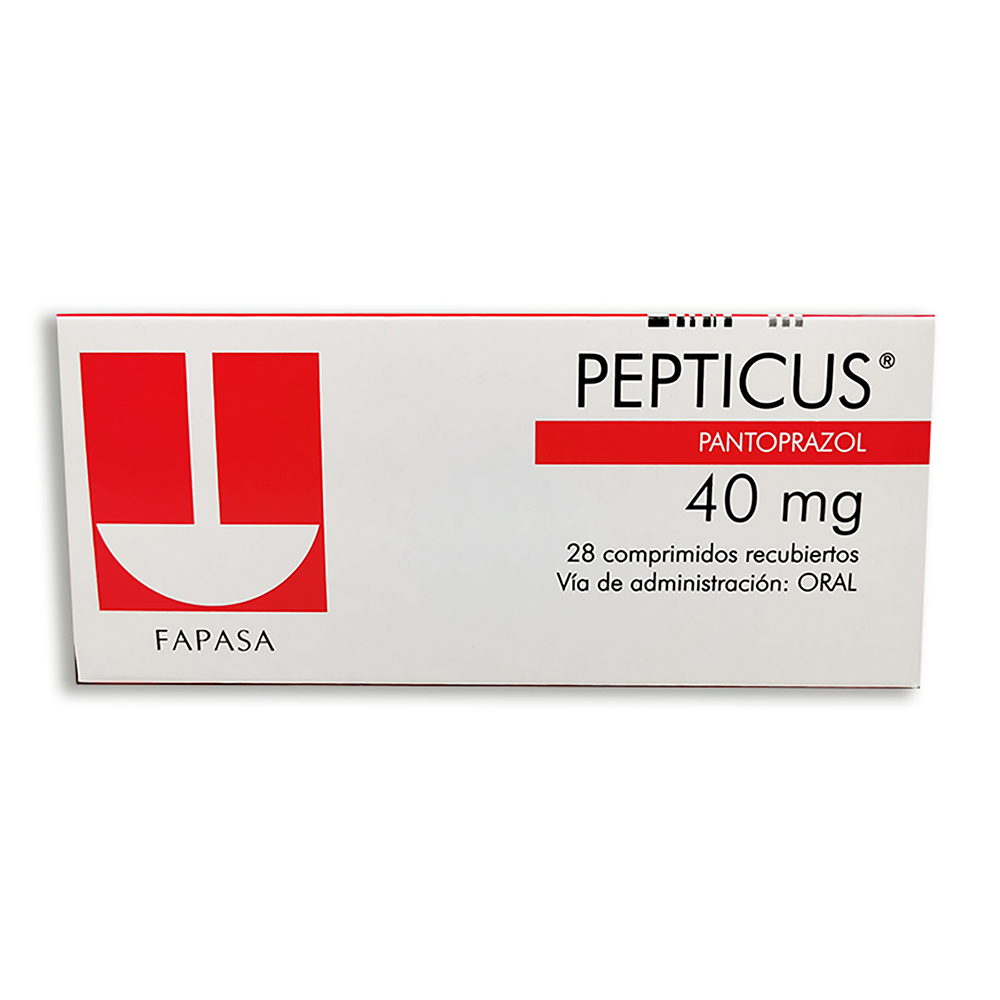 Pepticus Pantoprazol 40mg Caja de 28 Comprimidos