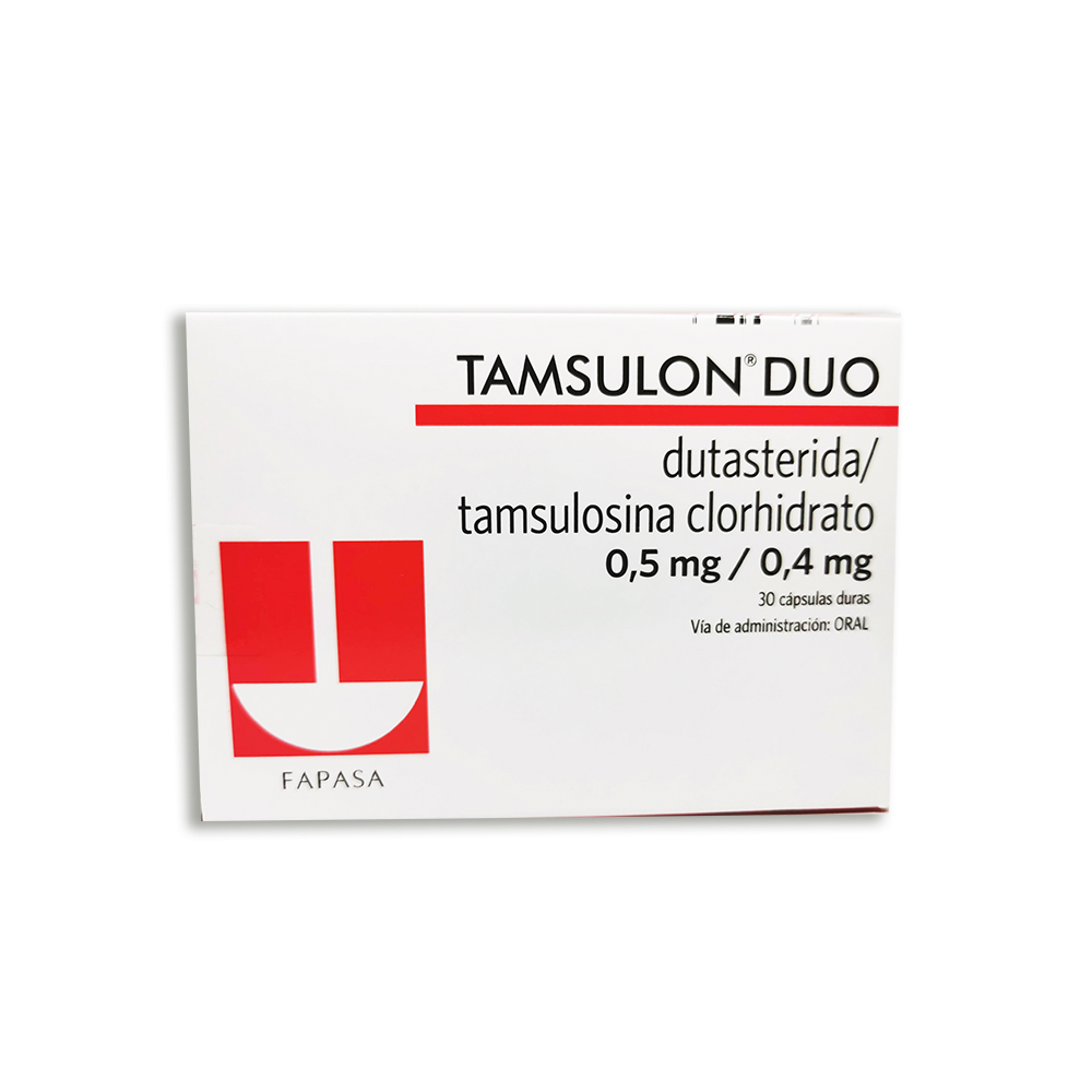 Tamsulon Duo Dutasterida Caja de 30 Cápsulas