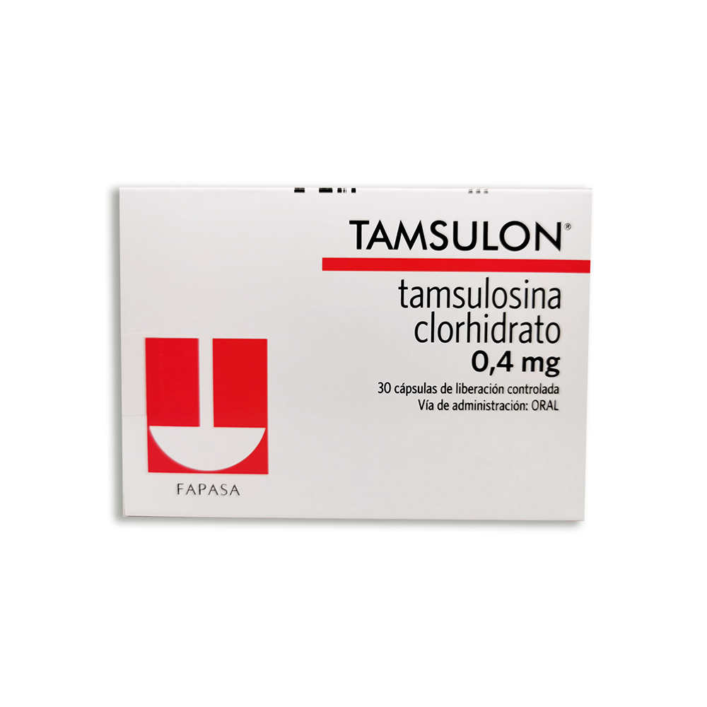 Tamsulon Tamsulosina 0,4 mg Caja de 30 Cápsulas