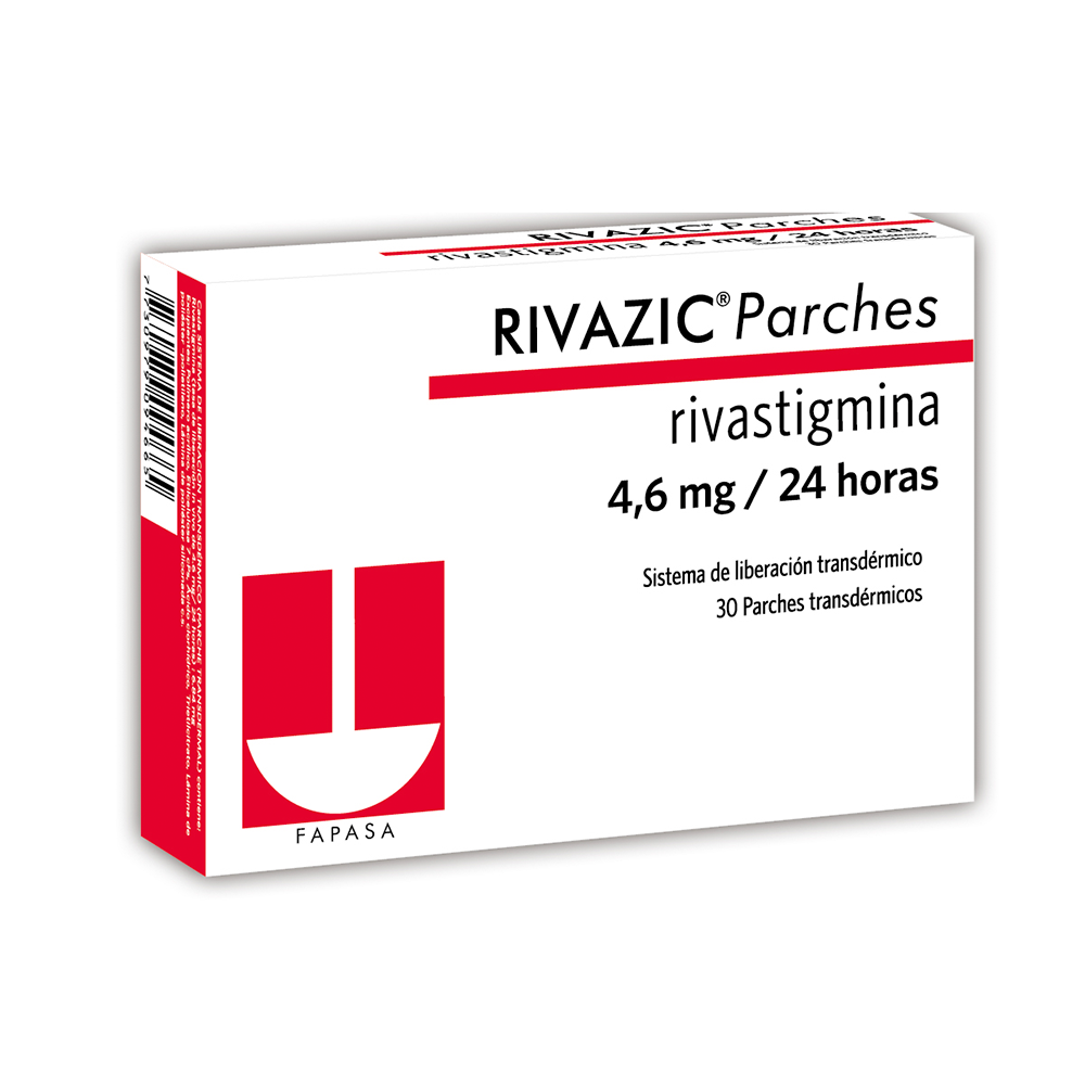 Rivazic Parches Rivastigmina 4,6 mg 24 horas Caja De 30 Unidades
