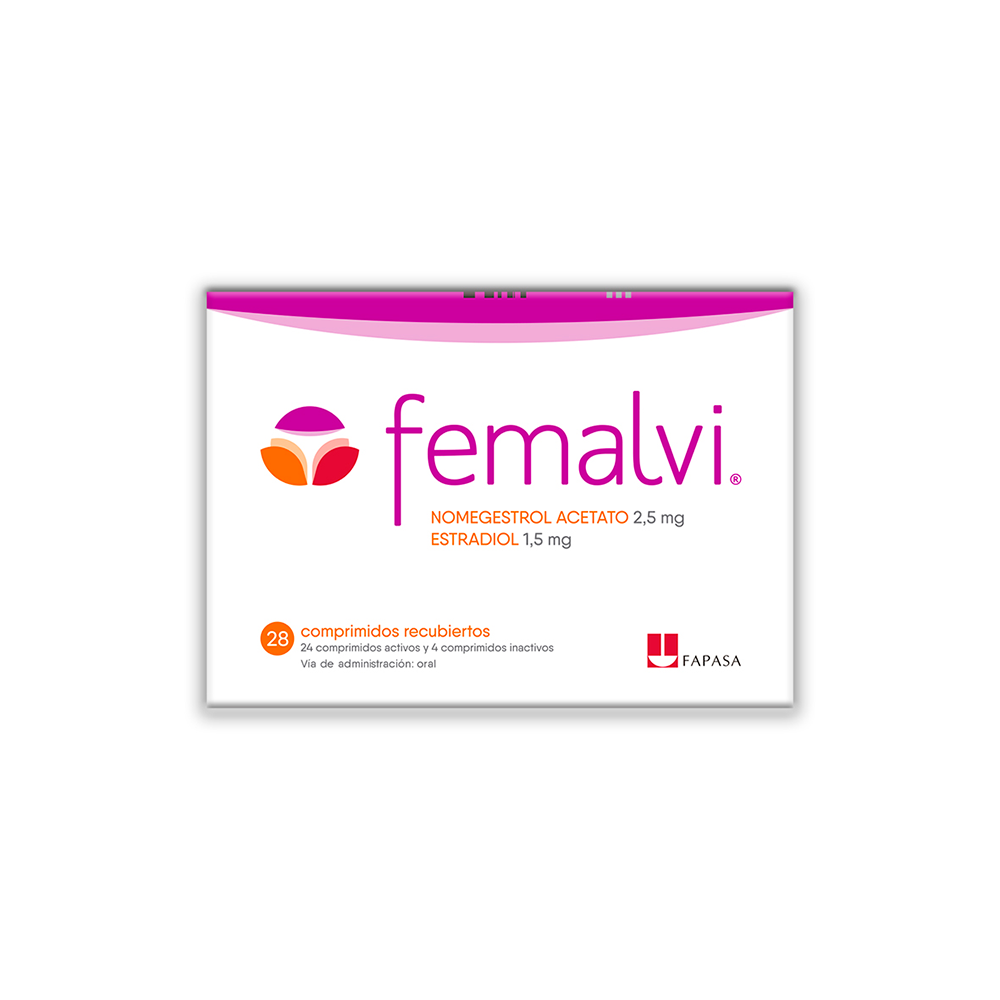 Femalvi Anticonceptivo Oral Caja de 28 Comprimidos