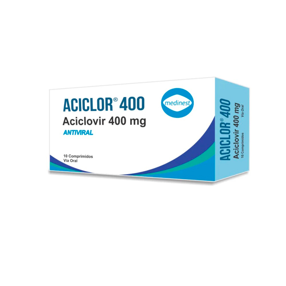 Aciclor 400 Caja De 10 Comprimidos