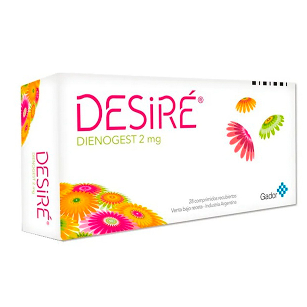 Desiré Dienogest 2 mg De 28 Comprimidos