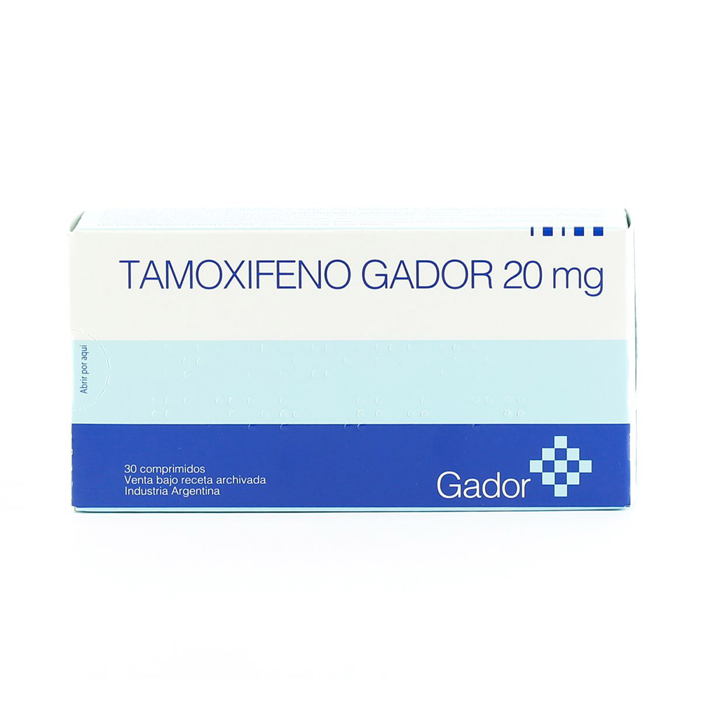 Tamoxifeno Gador 20mg - Contiene 30 comprimidosTamoxifeno Gador 20mg De 30 comprimidos