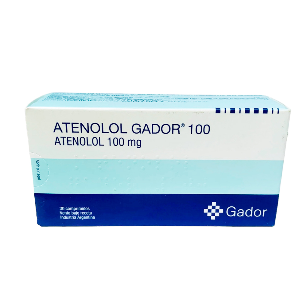 Atenodol 100 mg De 30 Comprimidos