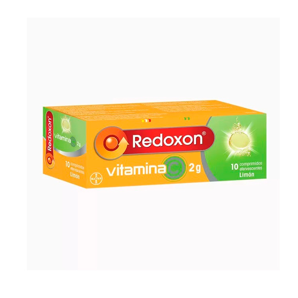 Redoxon Vitamina C 2g Caja de 10 Comprimidos.