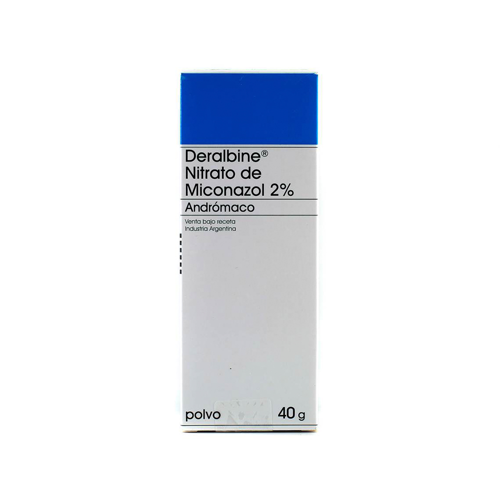 Deralbine Polvo Nitrato de Miconazol 2% Frasco de 40 gr