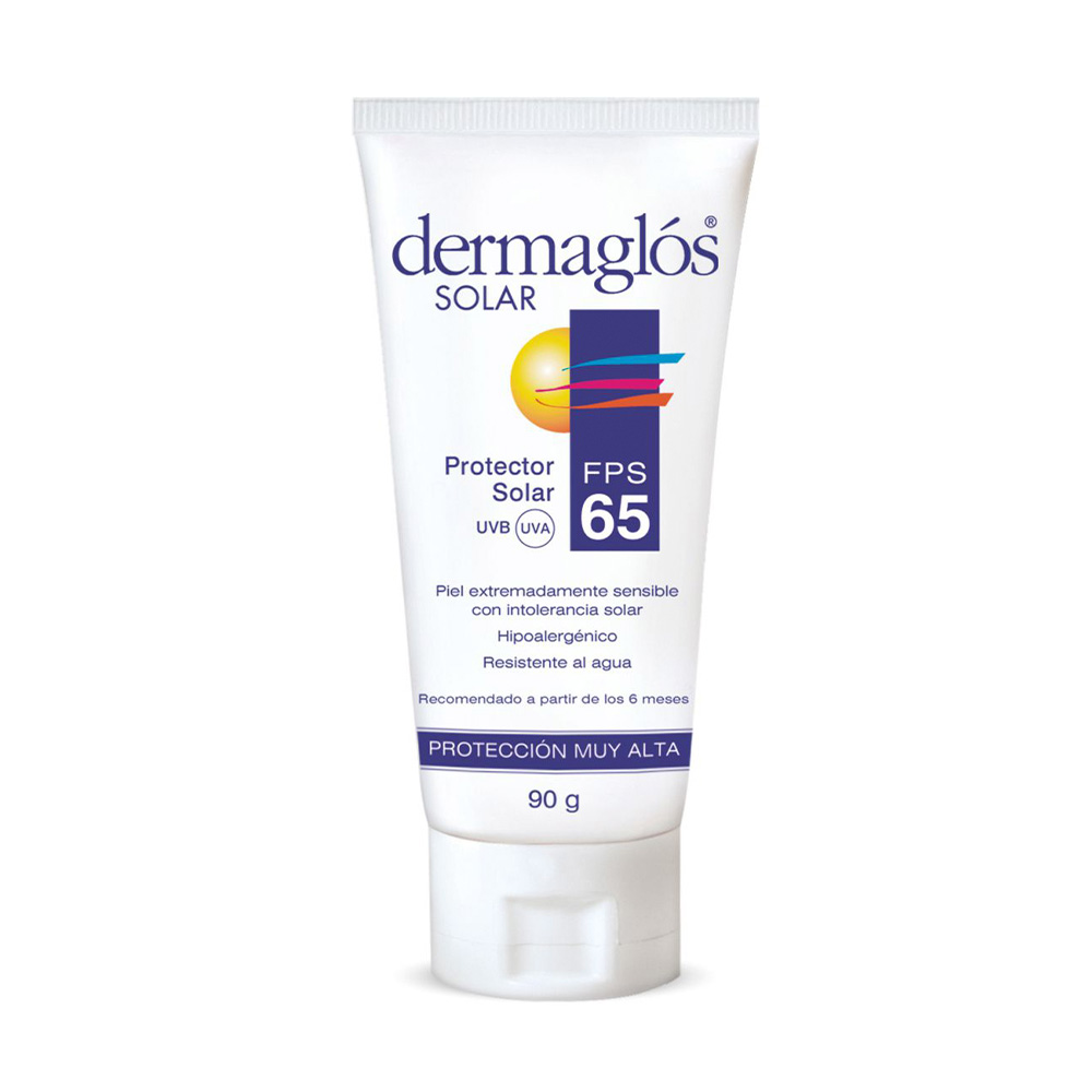 Protector Solar FPS65 Dermaglos De 90 gr