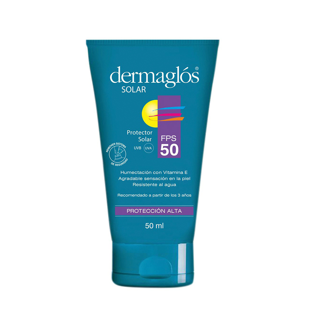 Protector Solar FPS50 Dermaglos Solar De 50 mL
