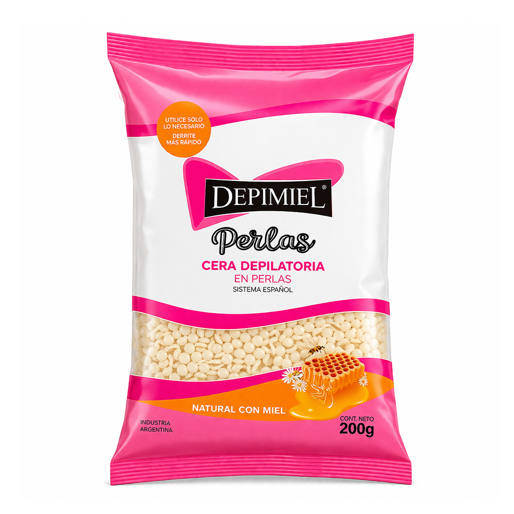 Depimiel Cera Natural Rosa Perlas 200gr