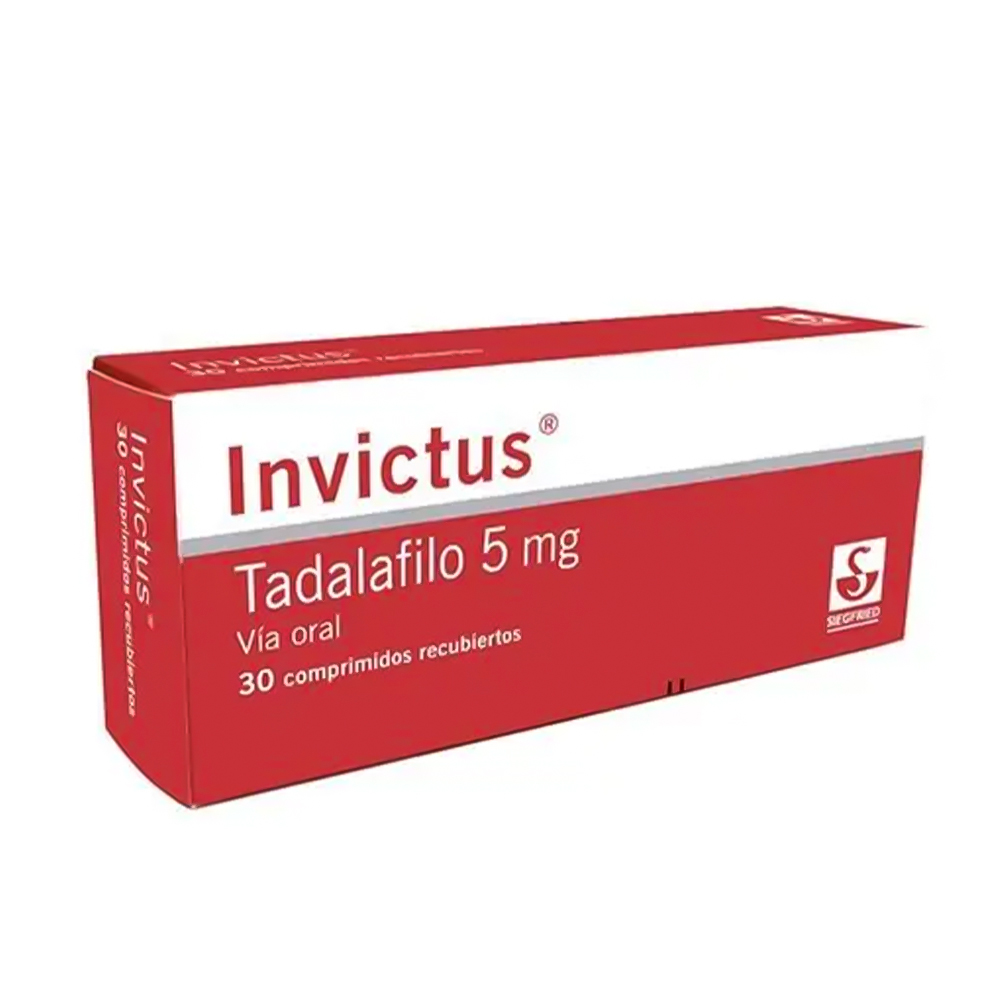 Invictus Tadalafilo 5 mg Caja De 30 Comprimidos Recubiertos