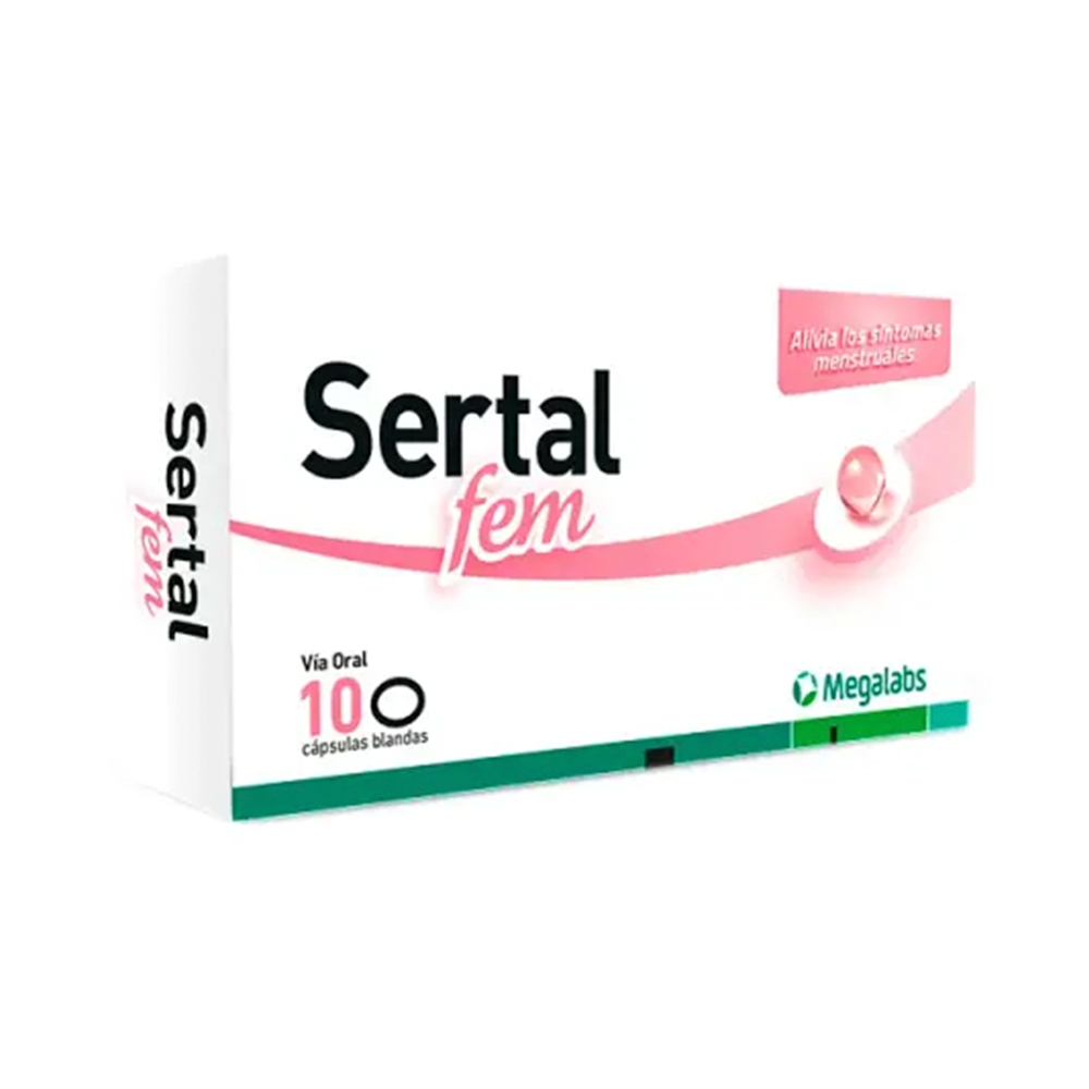Sertal Fem Caja de 10 Capsulas Blandas