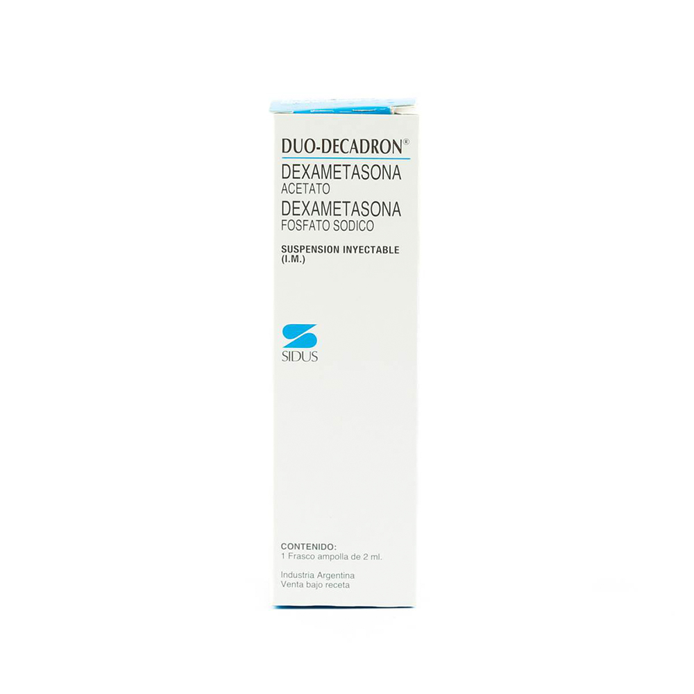 Duo Decaron Dexametasona Acetato Caja x1 frasco ampolla de 2 mL