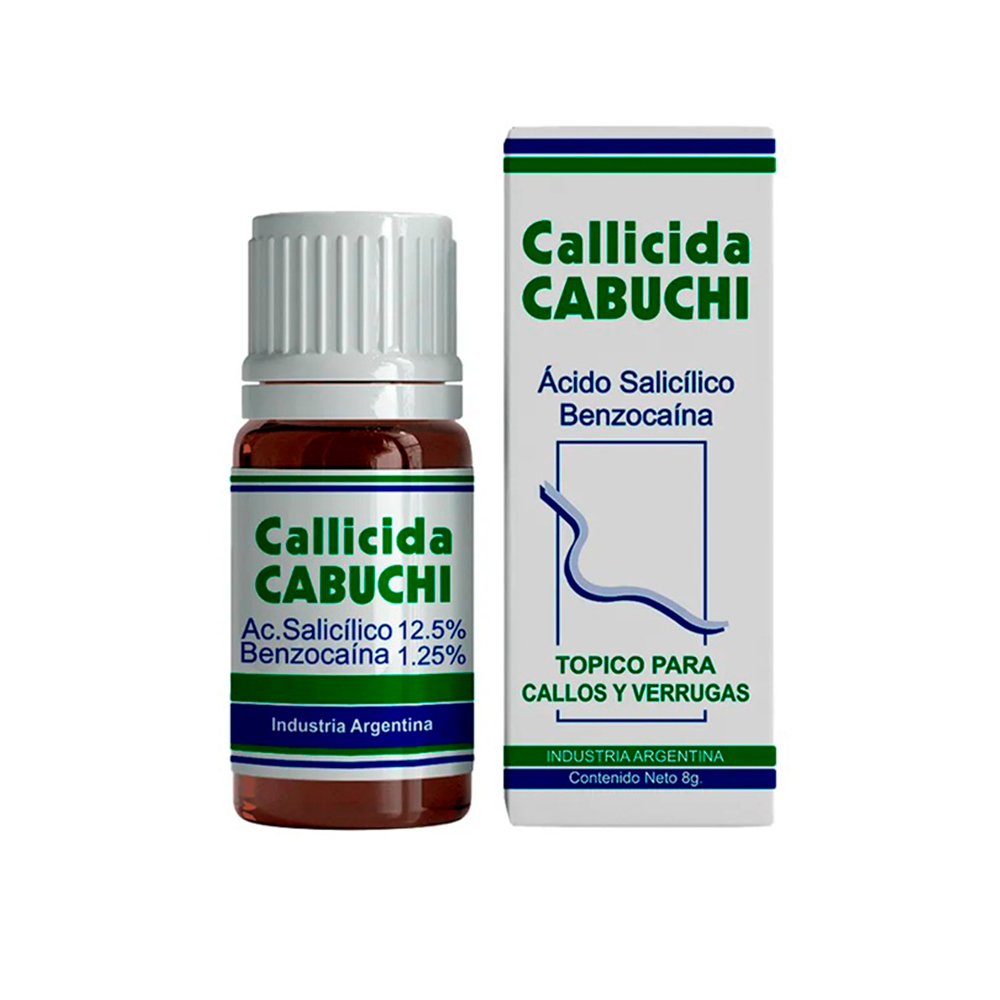 Callicida Cabuchi Ácido Salicílico Benzocaína De 8 gr