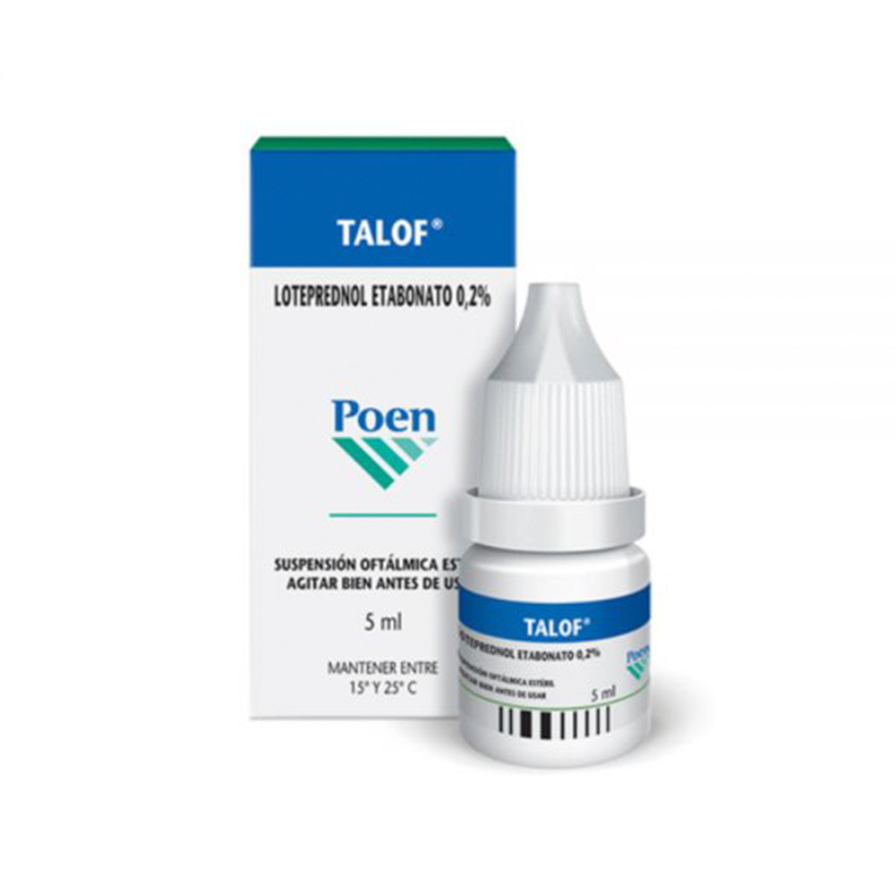 Talof Loteprednol Etabonato 0,2% Suspension Oftalmologica de 5 ml