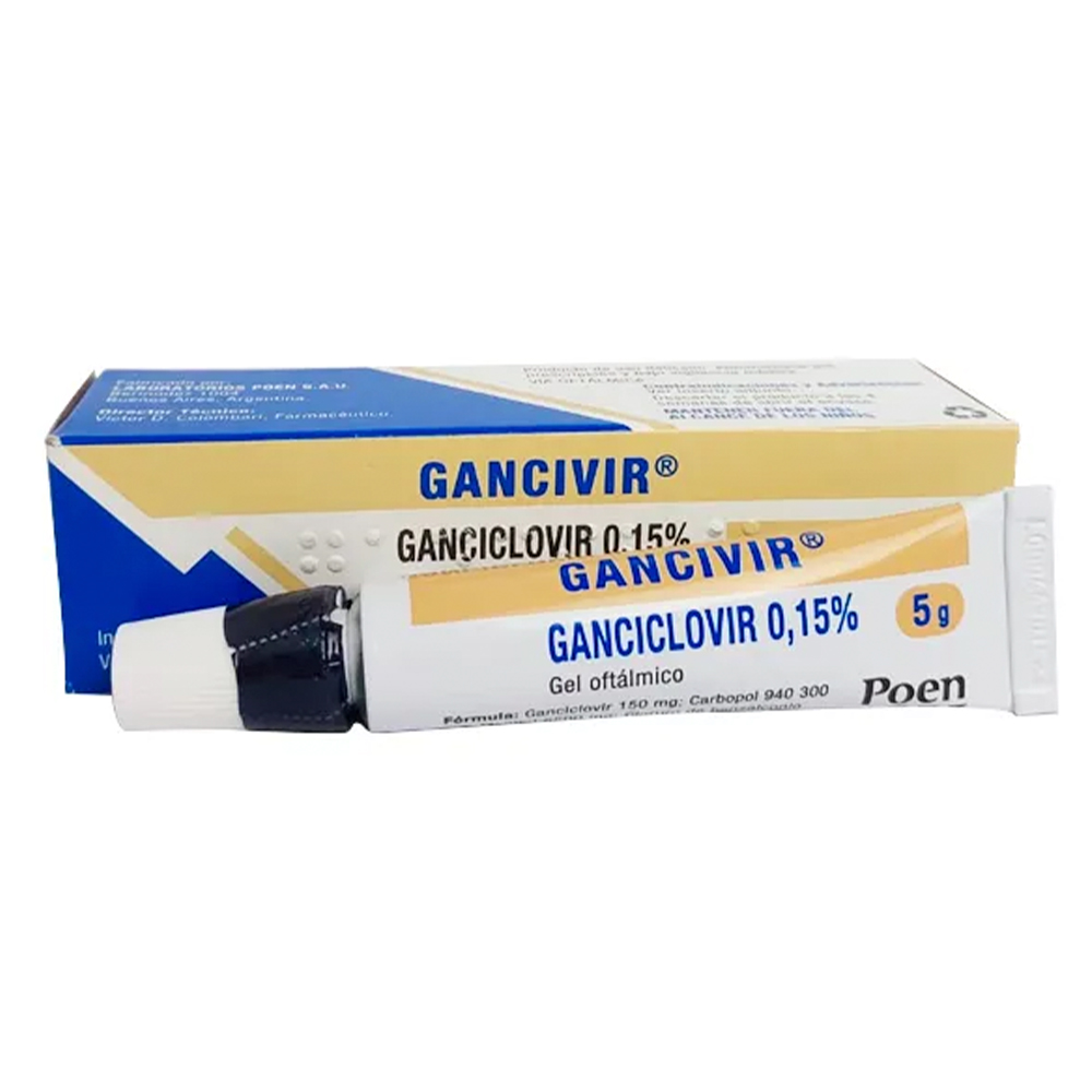 Gel Oftálmico Gancivir Contiene 5g