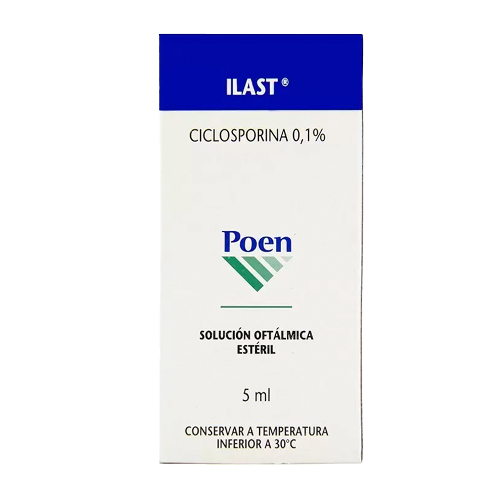 Ilast Ciclosporina 0,1% Solucion Oftalmica Esteril 5mL