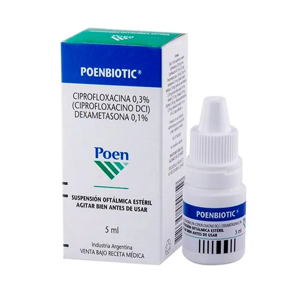 Poenbiotic Ciprofloxacina 0,3% de 5 ml