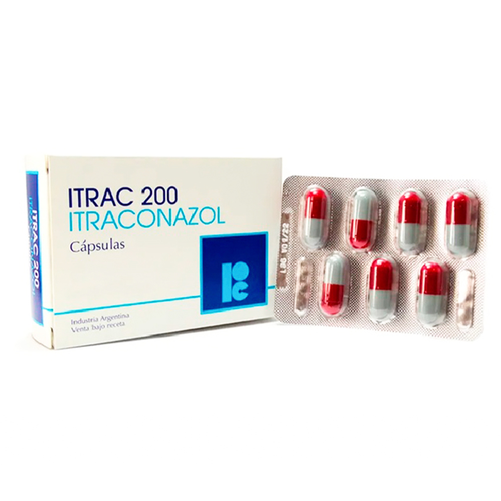 Itrac 200 Itraconazol Caja x14 cápsulas