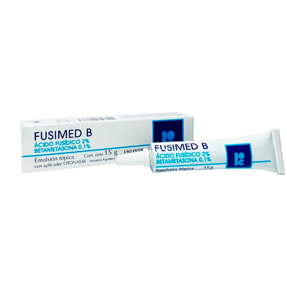 Emulsión Tópica Fusimed B Otonasal Ácido Fusidico 2% Betametasona 0,1% De 15gr